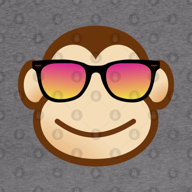 Funny Monkey with Eyeglasses by ahmadzakiramadhan